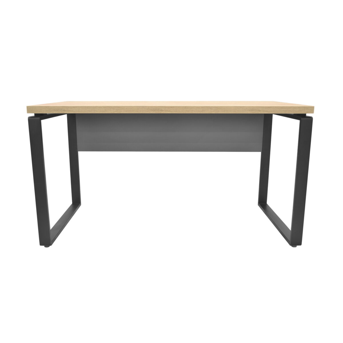 Office Desk B-140 (140x68) Sonoma/Black - Image 2