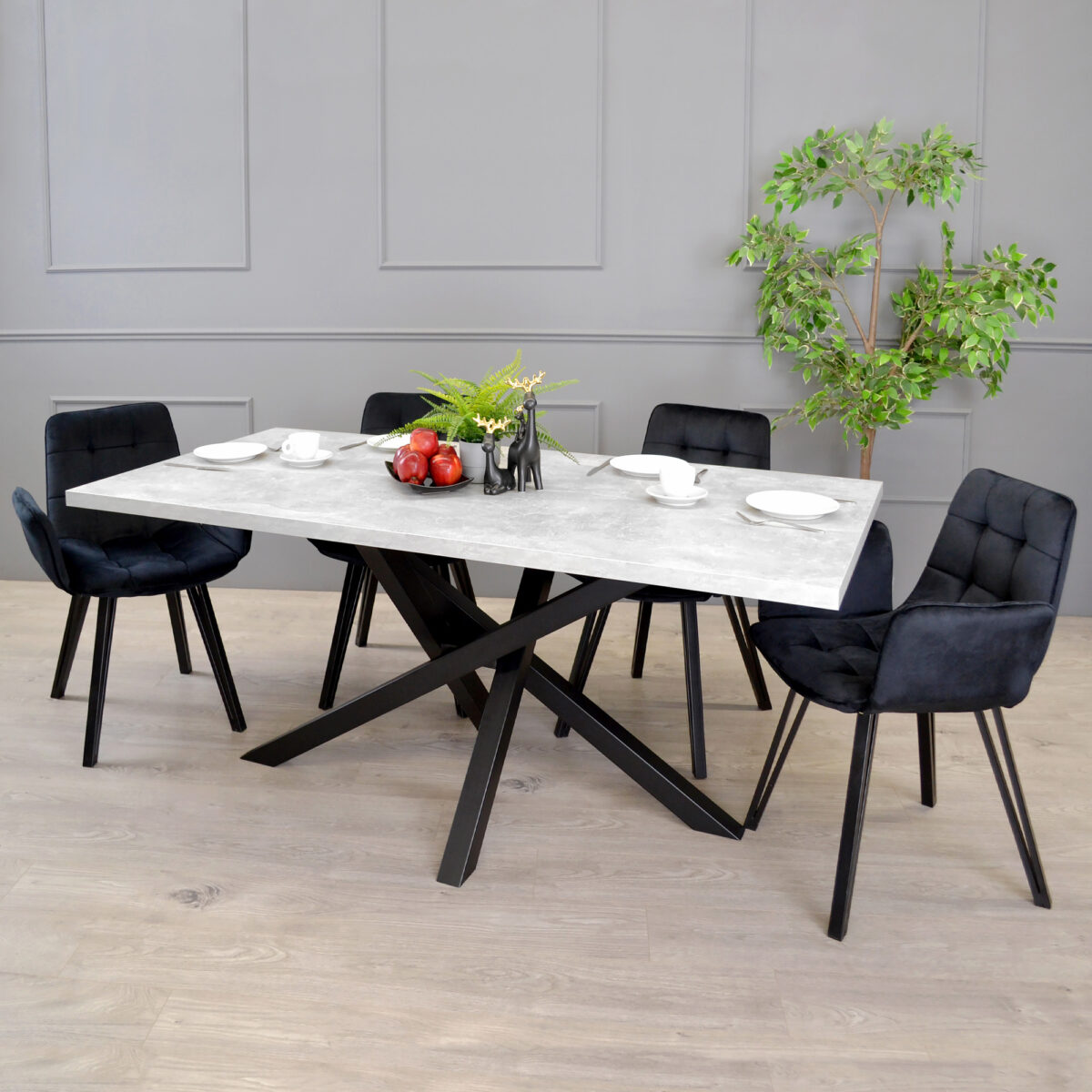 Dakota Concrete Table 180×90 - Image 2