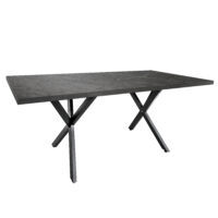 Nora Table Black Marble 1800×900 Discover the Nora Table with a black marble top, perfect for the kitchen! This rectangular design measuring 1800×900 mm is made from durable melamine-coated particle board, resistant to scratches and moisture, making it a perfect fit for any environment, from dining to office. Choose quality and functionality!