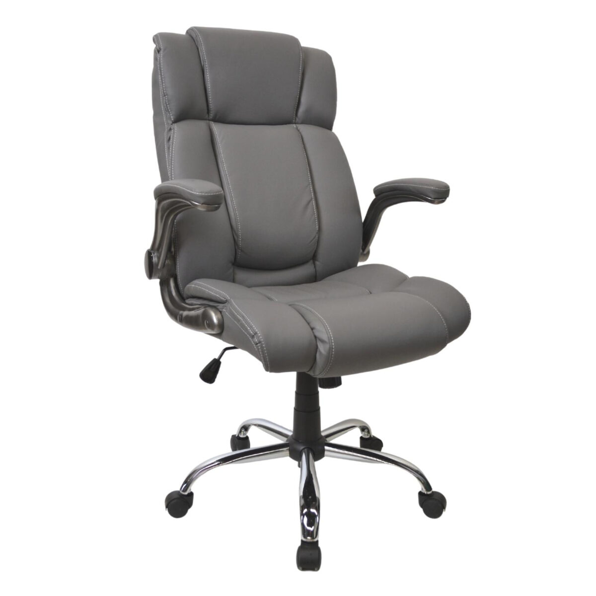 Fotoliu Birou/Gaming BX-3702~Grey/Piele-Eco Скакун BX-3702 в сером цвете с экокожей обеспечивает комфорт и поддержку во время работы и игр. Металлическая база, механизм Anyfix и регулируемые параметры высоты делают его идеальным выбором для офиса. Получите стиль и функциональность в одном!