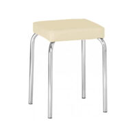 Taburet Tutti V-18 Beige Descriere meta: Descoperă taburetul Tutti V-18 Beige, o piesă modernă și practică pentru bucătăria ta. Fabricat din metal durabil și piele eco, acest taburet oferă confort, stil și ușurință în întreținere. Ideal pentru orice spațiu, de la bucătării la birouri.