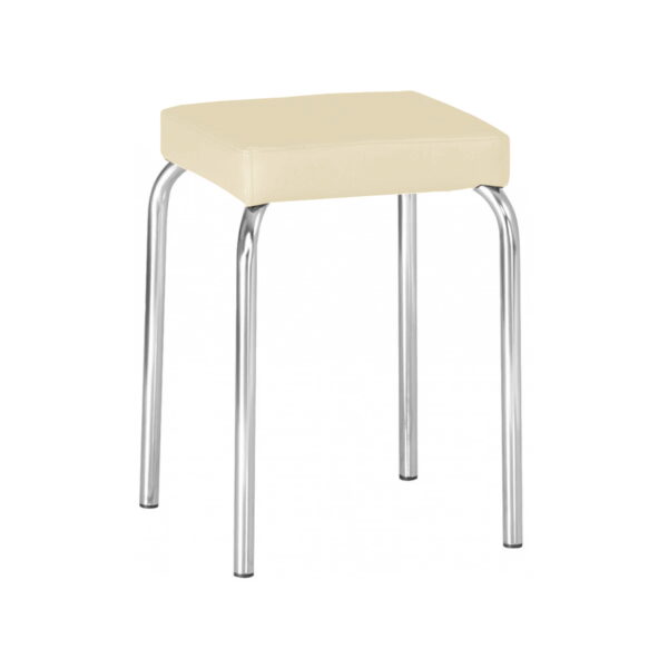 Taburet Tutti V-18 Beige Descriere meta: Descoperă taburetul Tutti V-18 Beige, o piesă modernă și practică pentru bucătăria ta. Fabricat din metal durabil și piele eco, acest taburet oferă confort, stil și ușurință în întreținere. Ideal pentru orice spațiu, de la bucătării la birouri.