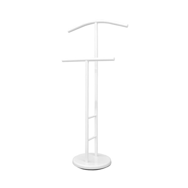 Portmantou Gc1665 White Descoperiți Portmantoul Gc1665 White, ideal pentru birou și living. Cu o structură metalică vopsită electrostatic și bază din plastic durabil, acest suport pentru haine combină stilul cu funcționalitatea. Dimensiuni: 48 cm lățime, 28 cm adâncime, 104 cm înălțime.