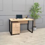 Desk Table B-120 (120x60) ~ Sonoma/Black - Image 7