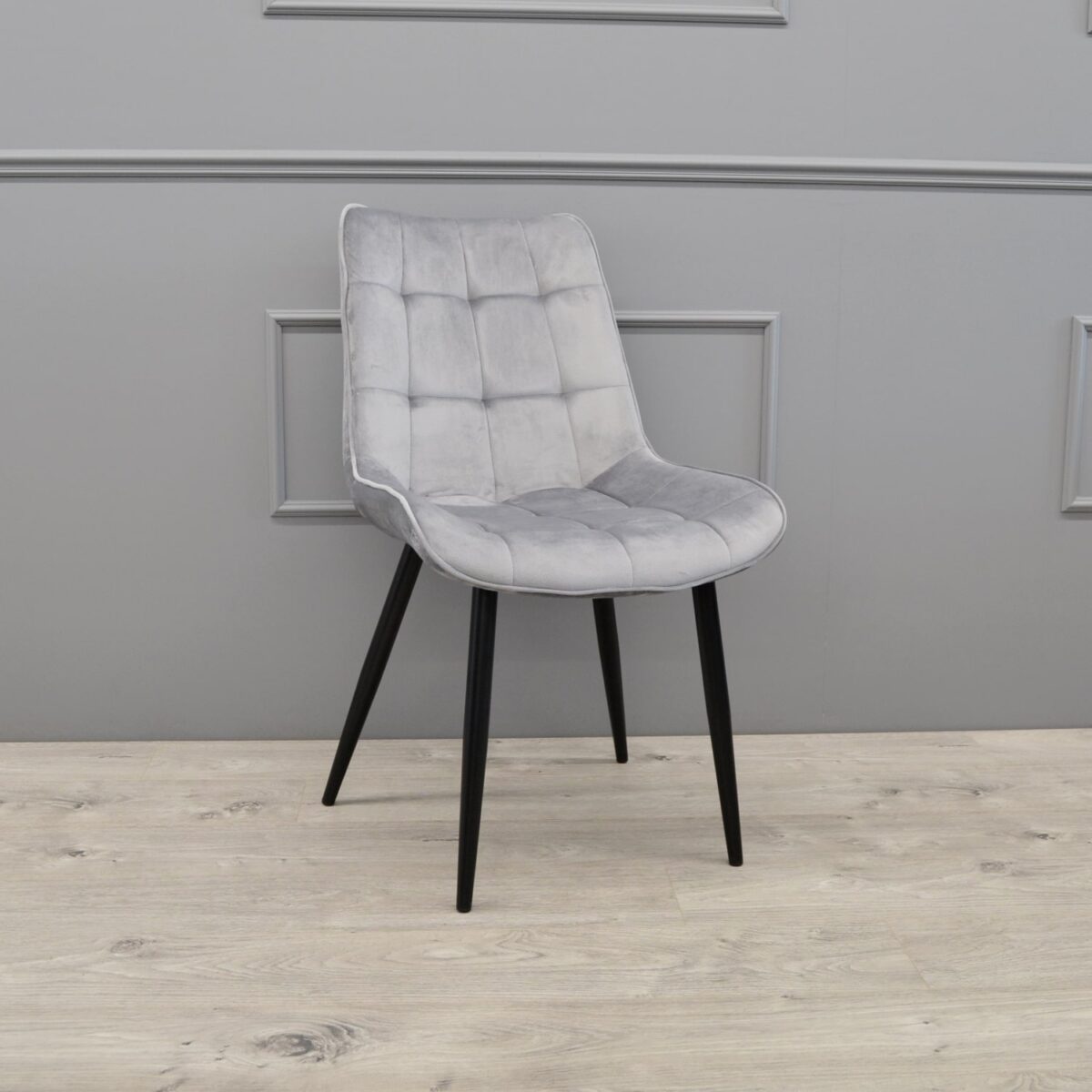 Стул Hans~Catifea Grey HLR20+Black Legs — изображение 2