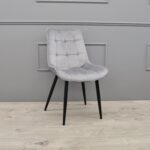 Стул Hans~Catifea Grey HLR20+Black Legs — изображение 2