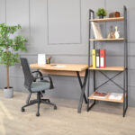 Alexa Desk Sonoma/Black - Image 3