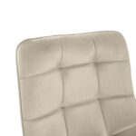 Laus Cappuccino Velvet Bar Chair - Image 9