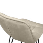 Laus Cappuccino Velvet Bar Chair - Image 10