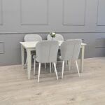 Beaumont Light Grey Extendable Table - Image 2