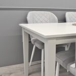 Beaumont Light Grey Extendable Table - Image 3