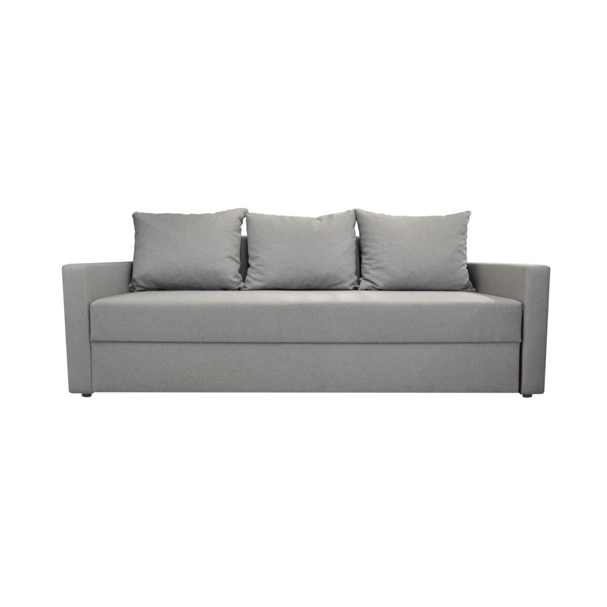 Comfort Grey Extendable Sofa Discover the Confort Grey Convertible Sofa, perfect for any space! With overall dimensions of 215 x 70 x 85 cm and a generous sleeping area of 190 x 140 cm, it combines style and comfort. Ideal for your living room!