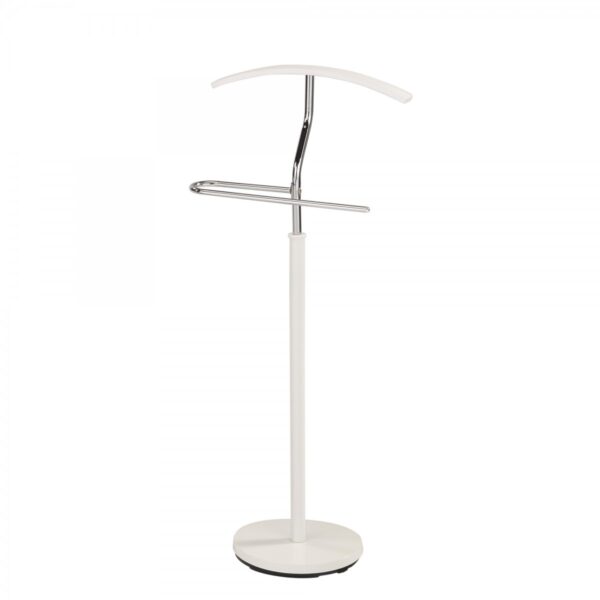 Portmantou Gc4000 White Descoperă Portmantou Gc4000 White, perfect pentru cuierul tău! Realizat din structură metalică vopsită electrostatic, cu elemente din lemn și metal cromat, acest suport elegant este ideal pentru birou și living. Dimensiuni compacte: 45x28x106 cm.