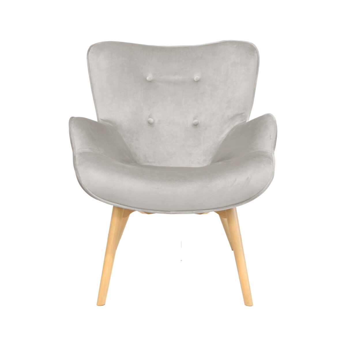 Leonard Velvet Camel Armchair - Image 2