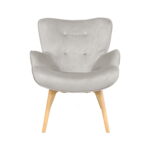 Leonard Velvet Camel Armchair - Image 2