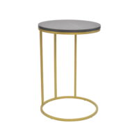Rondo Golden Notebook Table Discover the Rondo Golden Notebook Table, perfect for any space. Ideal for coffee or as a desk, it adds a touch of elegance to the living room. A practical and stylish piece of furniture for a modern living area. Adjust your style with this unique table!