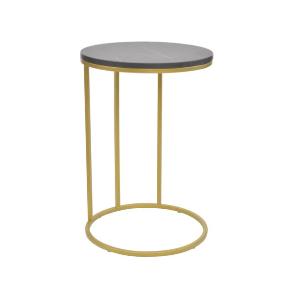 Rondo Golden Notebook Table Discover the Rondo Golden Notebook Table, perfect for any space. Ideal for coffee or as a desk, it adds a touch of elegance to the living room. A practical and stylish piece of furniture for a modern living area. Adjust your style with this unique table!