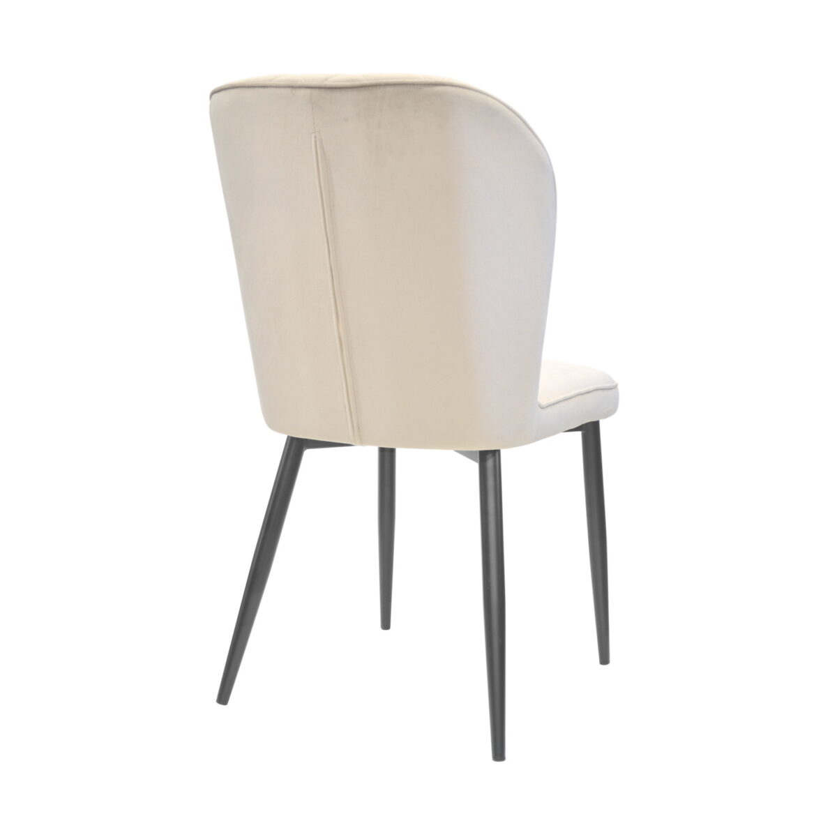 Tusk Velvet Camel + Black Legs Chair - Image 2