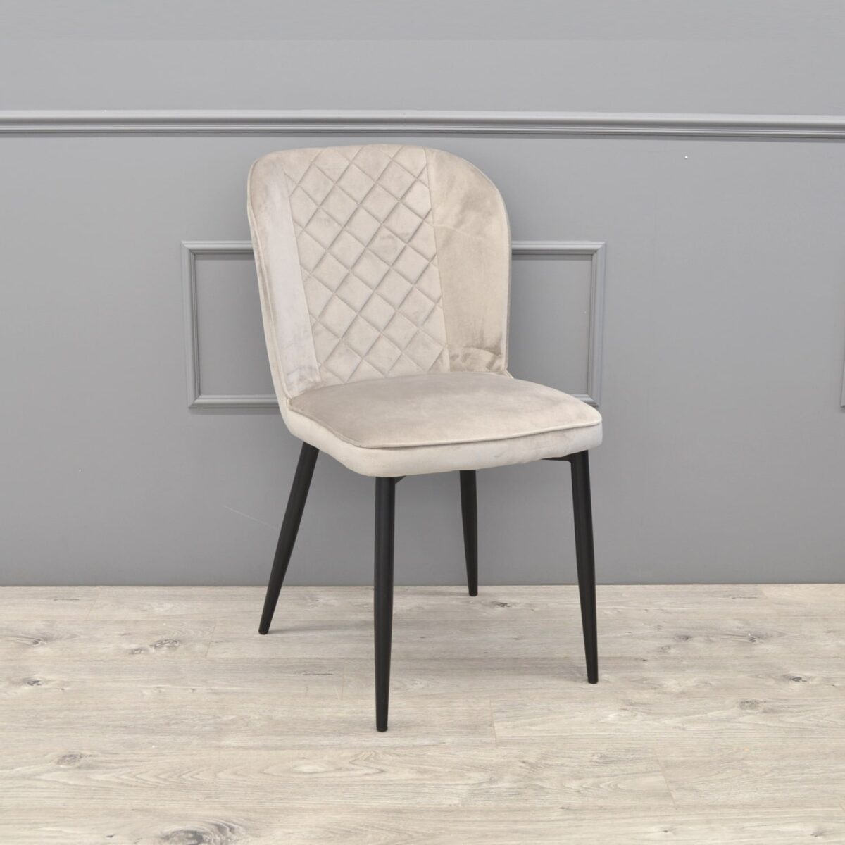 Tusk Velvet Camel + Black Legs Chair - Image 3