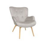 Leonard Velvet Camel Armchair