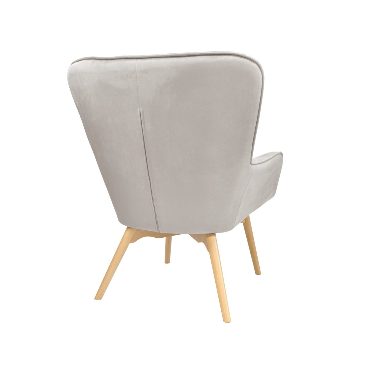 Leonard Velvet Camel Armchair - Image 3