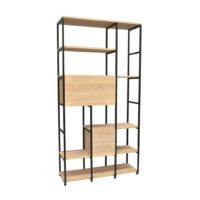 Raft RIO 3 Plus Descoperă Raftul RIO 3 Plus, ideal pentru birou sau acasă! Cu structure rezistentă din metal și blat din PAL, acest raft oferă 5 polițe deschise și 2 zone închise pentru organizarea eficientă a materialelor de birotică. Dimensiuni perfecte: 110 cm lungime, 39 cm adâncime, 220 cm înălțime.