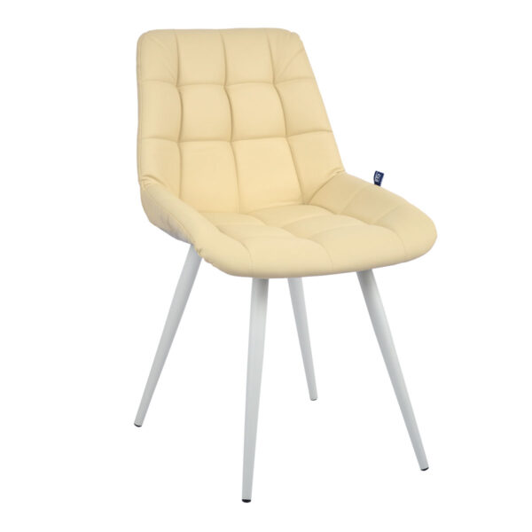 Scaun Nicole  Eco-Piele Beige Pu Descoperă scaunul Nicole Eco-Piele Beige Pu, ideal pentru bucătăria ta! Cu un design elegant și confortabil, acest scaun cu picioare din metal durabil îmbină funcționalitatea cu stilul. Înălțimea perfectă de 47 cm și nuanța bej aduc un plus de sofisticare. Alege calitate și confort!