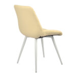 Nicole Chair Eco-Leather Beige PU - Image 3