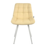 Nicole Chair Eco-Leather Beige PU - Image 2