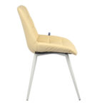 Nicole Chair Eco-Leather Beige PU - Image 4