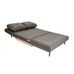 Lm-105 Expandable Sofa (120 cm) Dark Grey - Image 7