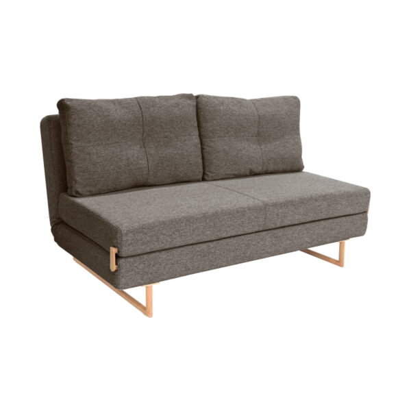 Lm-105 Extendable Sofa (150 cm) Dark Grey Discover the LM-105 extendable sofa (150 cm) in dark gray shades, suitable for any space, including an office, living room, or balcony. Made from quality materials, it easily transforms into a comfortable bed, making it ideal for comfort and versatility.