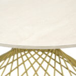 SAFIRA Table Silk Golden Legs Ø130 - Image 2
