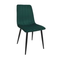 Стул Dc-90 (N57) Catifea Green+Black Legs Стул DC-90 в зеленом цвете с черными металлическими ножками – идеальное решение для вашей кухни! Элегантный и функциональный, он обеспечивает комфорт благодаря бархатной обивке. Доступен в различных цветах и материалах. Придайте вашей кухне стиль и уют!