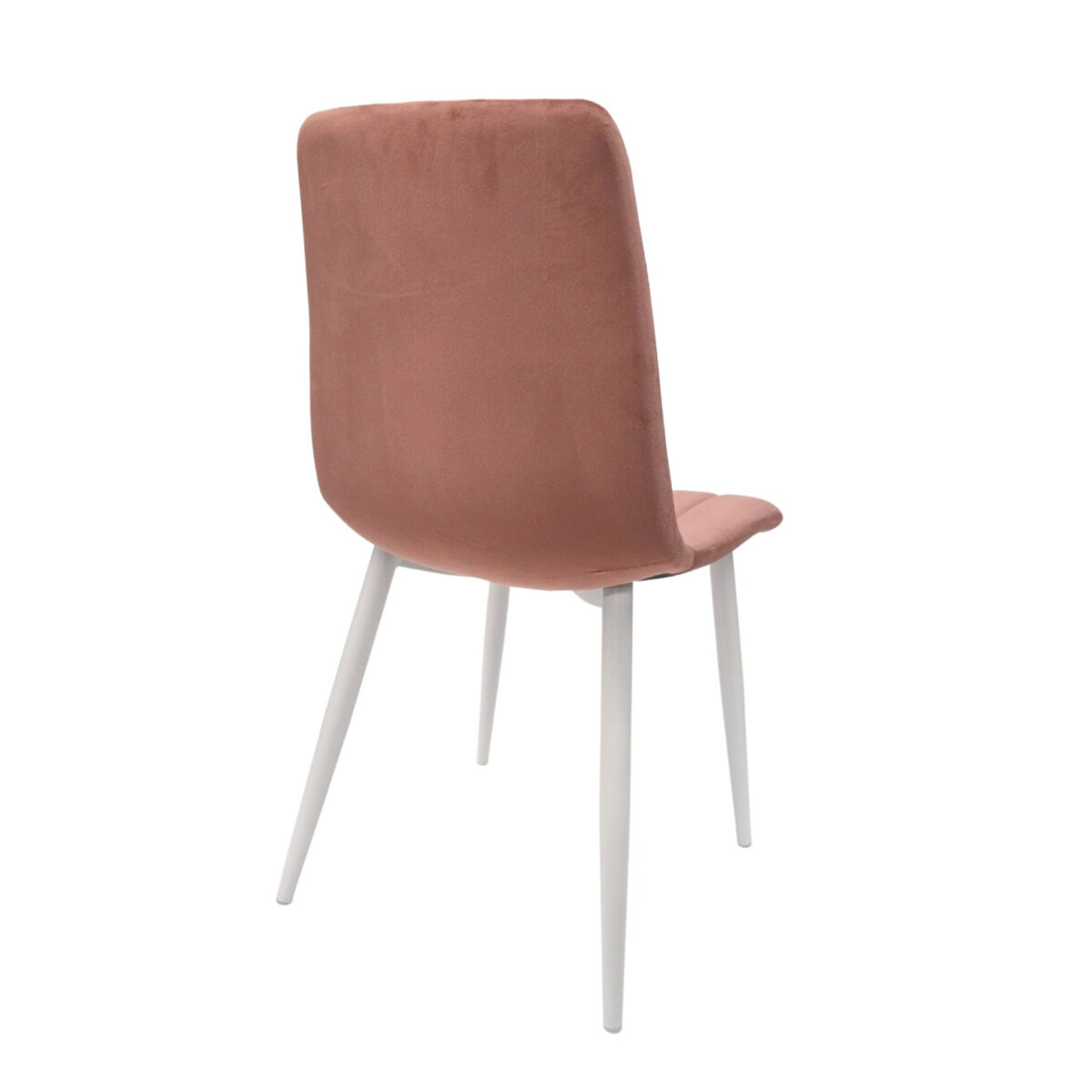 Dc-90 (N44) Rusty Velvet + White Legs Chair - Image 2