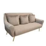 GLORIOUS 3-Seater Sofa Light Brown - Image 6