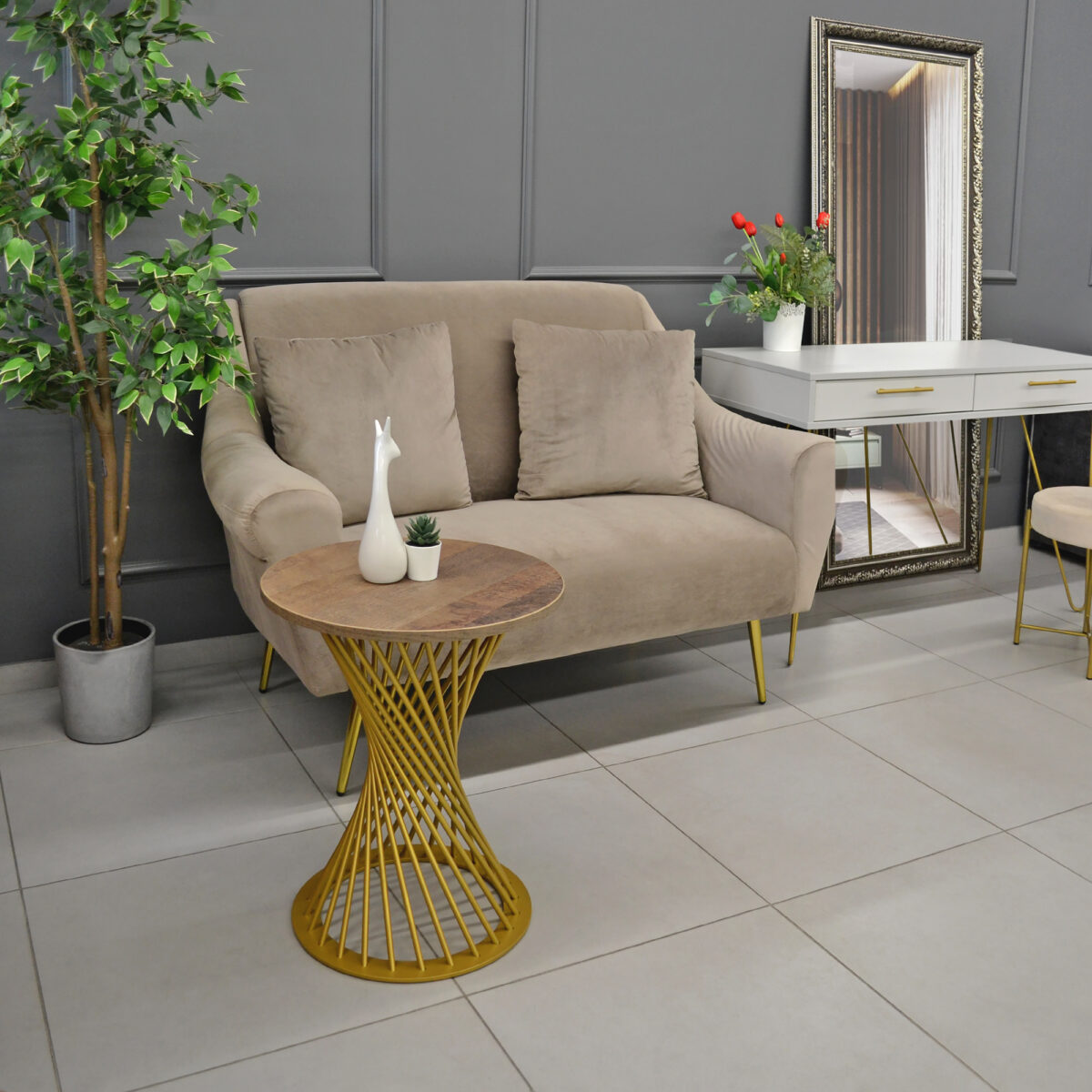 Диван GLORIOSA 2 Light Brown — изображение 4