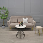 GLORIOUS 3-Seater Sofa Light Brown - Image 2
