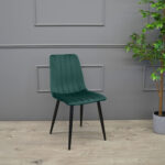 Стул Dc-90 (N57) Catifea Green+Black Legs — изображение 4