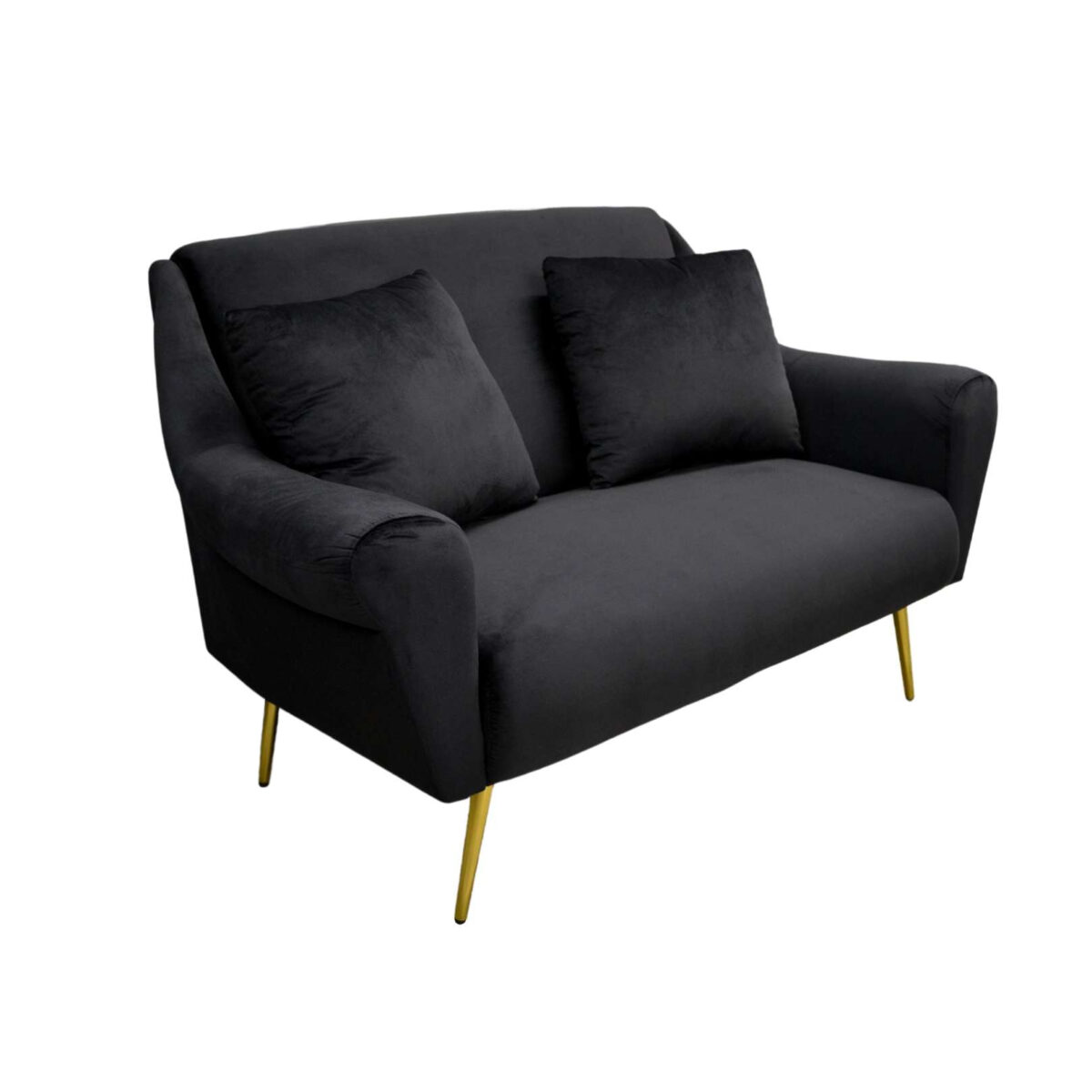 Диван GLORIOSA 2 Black Диван GLORIOSA 2 Black – это роскошь и изысканность для вашего интерьера. С прочным корпусом из фанеры и мягкой обивкой из бархата, он обеспечивает комфорт и стиль. Идеальные размеры и утонченный дизайн делают его центром внимания в любом пространстве.