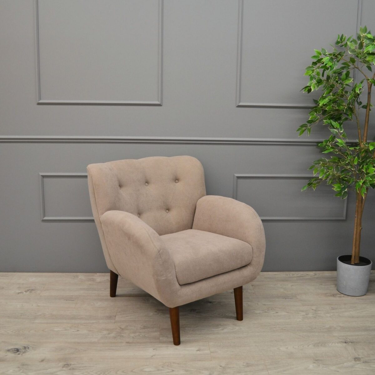 GLORY Armchair Light Brown - Image 4