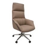 Office Armchair A060 Discover the comfort and elegance of the A060 office armchair, featuring chrome steel legs and upholstery made from durable eco leather. The Multiblock mechanism allows for easy adjustment of height and tilt, making it ideal for a modern office.