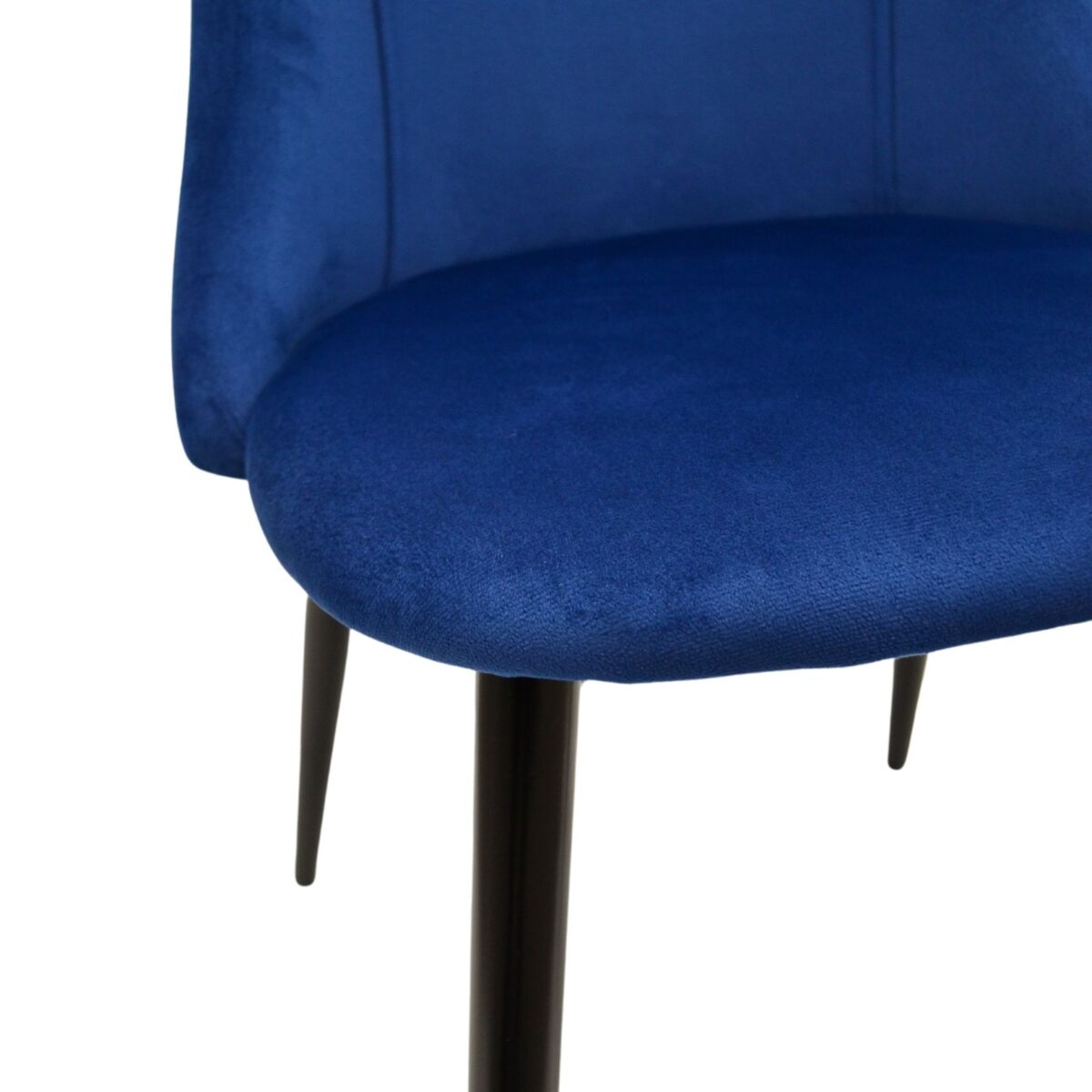 Ari Chair Dark Blue Black Legs - Image 5