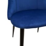 Ari Chair Dark Blue Black Legs - Image 5