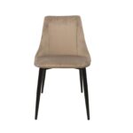 Ari Beige Black Legs Chair - Image 3