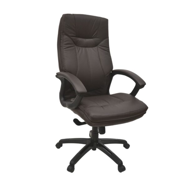 Office Armchair BX-3671 Brown Discover the BX-3671 Brown office armchair, a perfect blend of elegance and comfort. Upholstered in genuine leather and equipped with a multiblock mechanism for customizable adjustments, this chair provides optimal support during working hours. Ideal for a modern office!