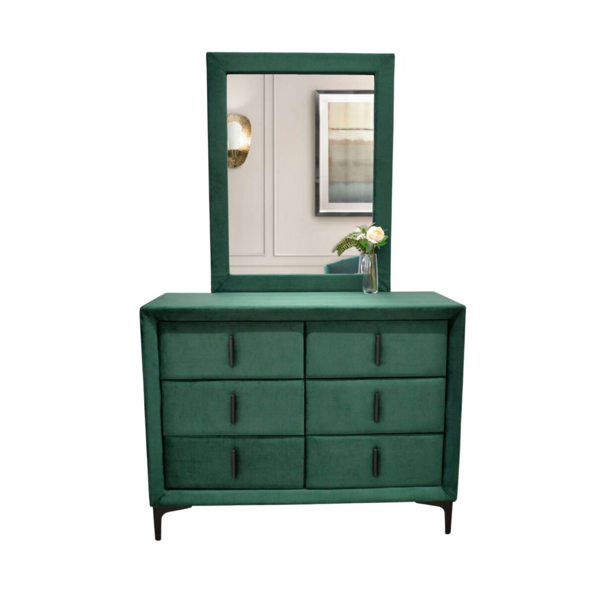 Double Nightstand Carla Green - Image 2