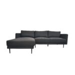 Era Left Sofa Dark Grey Discover the Era Left Dark-Grey Sofa, perfect for 3-4 people. With a modern design and non-reversible chaise, it includes detachable pillows for added comfort. Made from durable materials, it is ideal for any interior. Choose comfort and style!