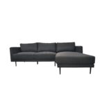 Era Right Sofa Dark Grey Discover the Era Right Dark-Grey Sofa, a modern and comfortable couch ideal for 3-4 people. Perfect for the living room, featuring removable cushions and metallic legs, this sectional sofa adds a touch of style and comfort to any space.
