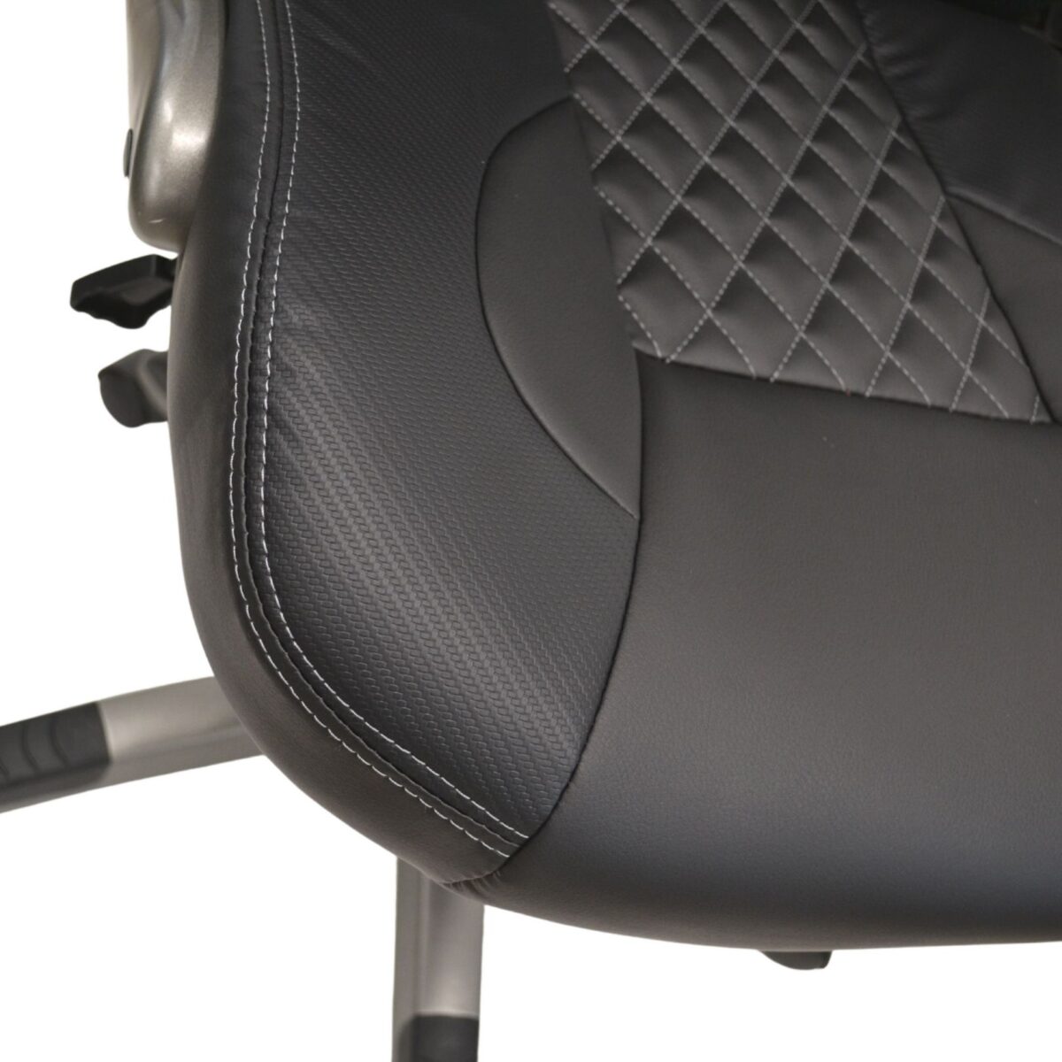Office Armchair F-86 Black/Grey - Image 7